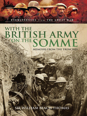 cover image of With the British Army on the Somme